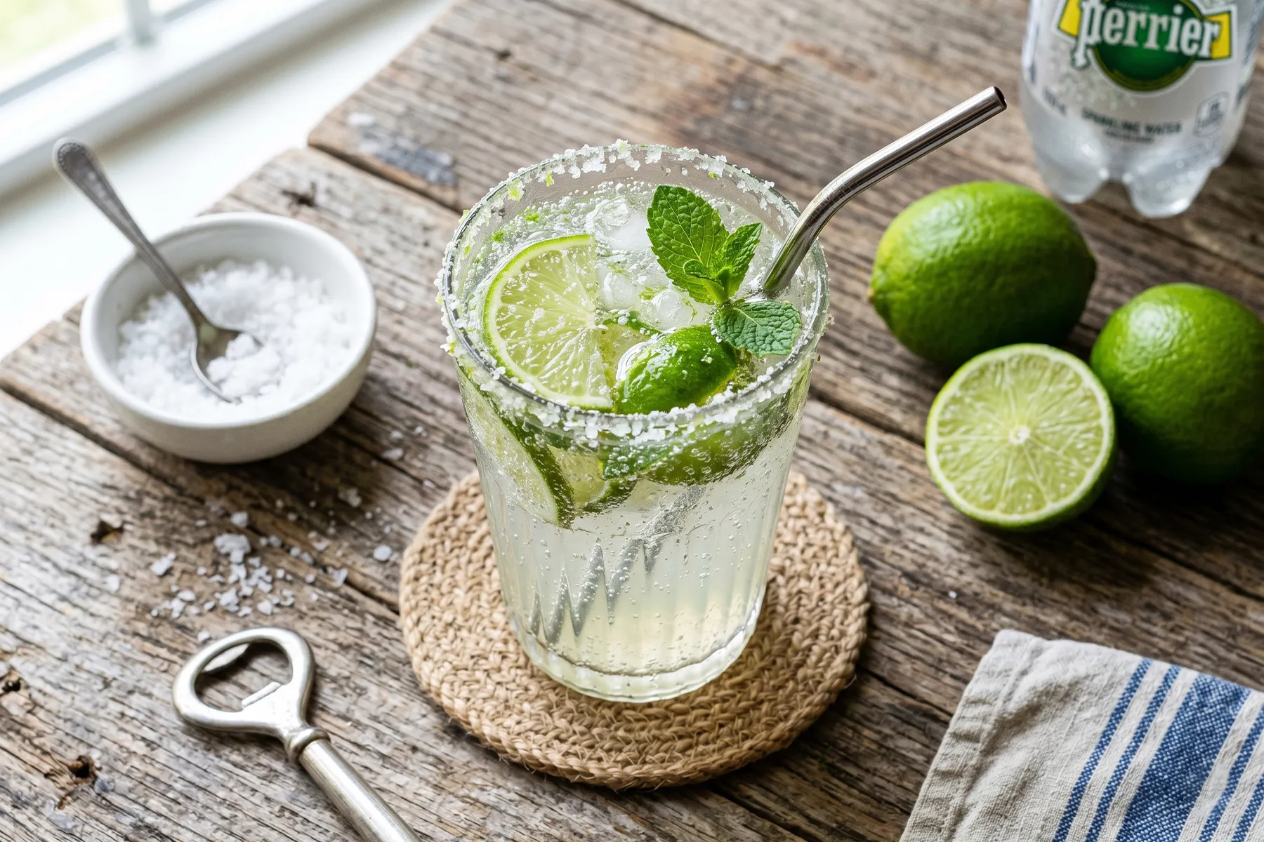 Salted Fresh Lime Soda